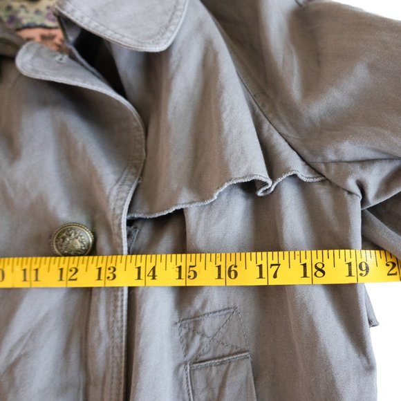 Juicy Couture Gray Military Style Jacket Size Medium Peacoat / Short Coat - Picture 12 of 16